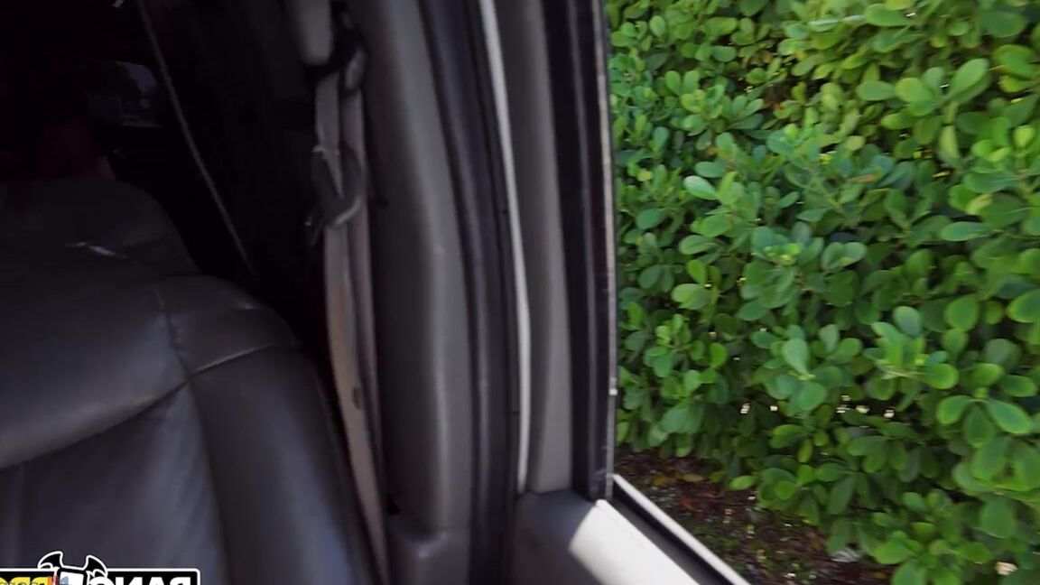 21P Slutty redhead Harper Red gets in a stranger's car for a thorough fucking