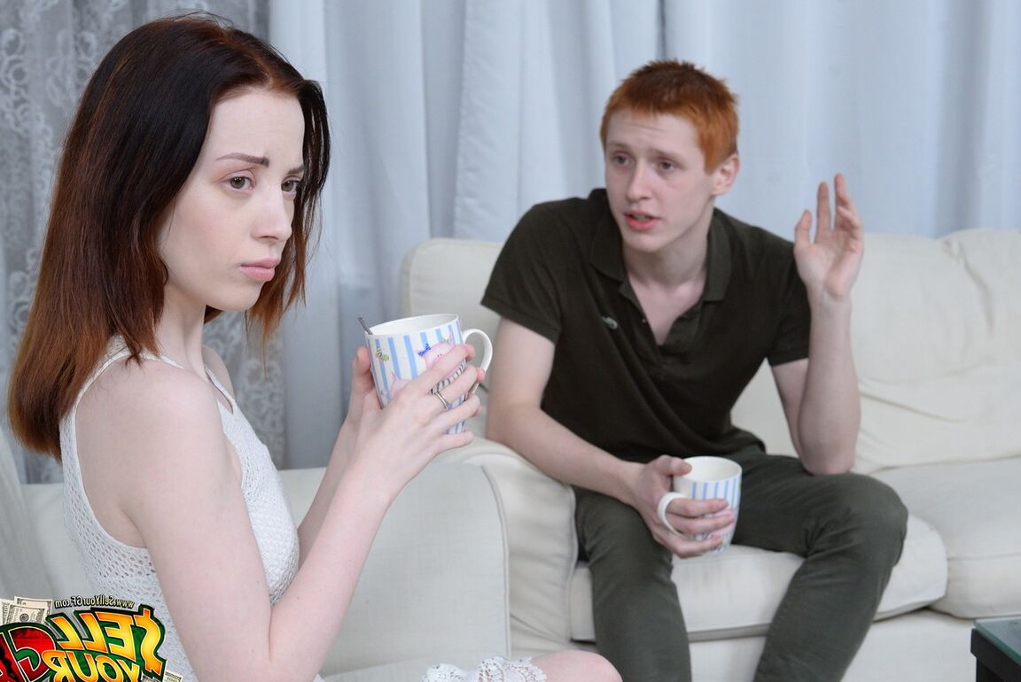 15P Young brunette Lottie Magne bangs another guy for a supply of procedural masks