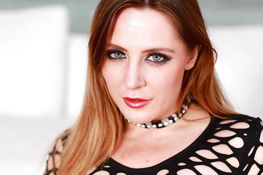 16P Fetish model Samantha Bentley dressed like a whore in see thru mesh top