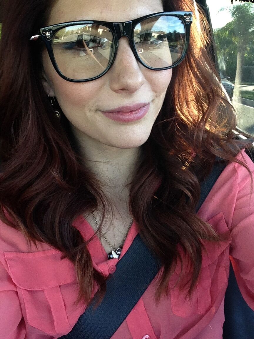 19P Sexy redhead doll Ashlyn Molloy poses in solo action and shows tiny boobs