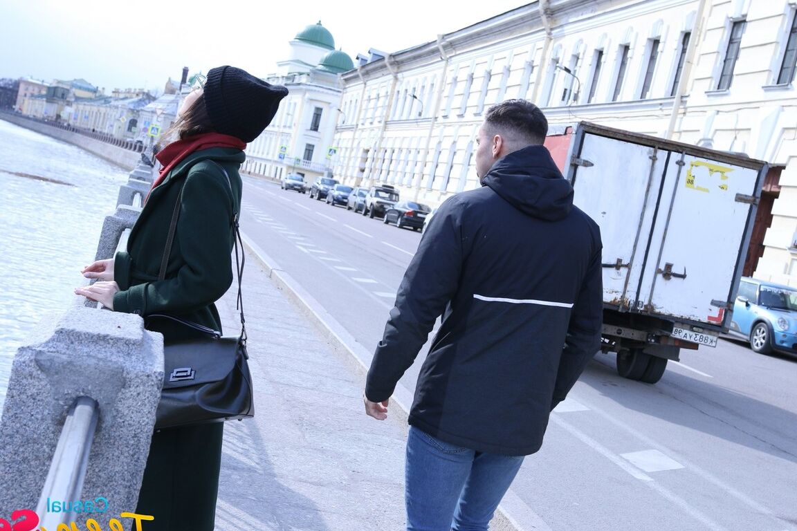 21P Skinny Russian nerd Emily Wilson milks and humps her boyfriend's dick