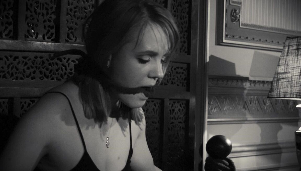 21P Russian babe with small tits Ally Breelsen gets tortured in her bedroom