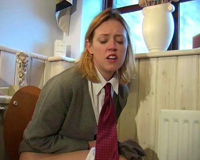 16P Can't wait toilet punishment & severe discipline