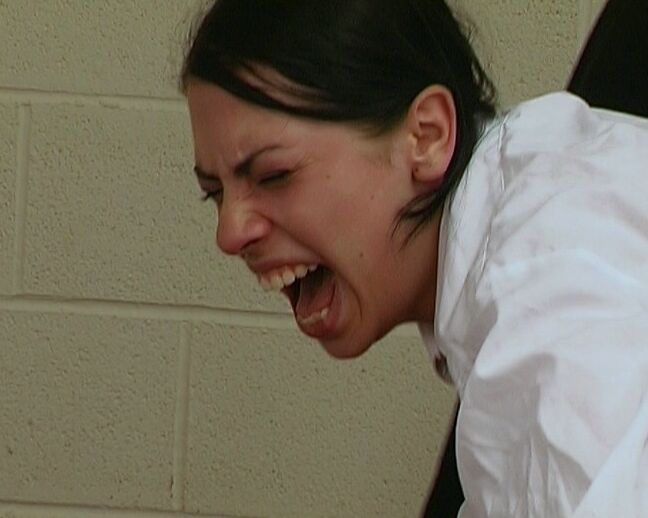 11P Spanking Online Angelina late for Gym Class
