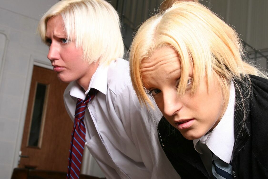 12P Spanking Online Slippering for Katie & Heather