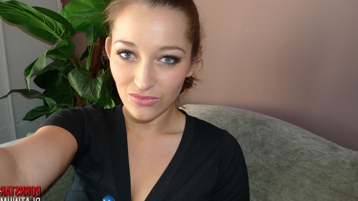 21P Natural-titted amateur Dani Daniels toying her wet pussy with a small dildo