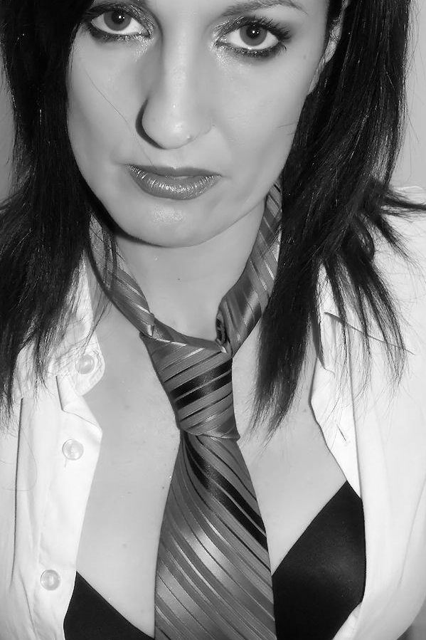 16P Caucasian secretary Amelia Knight is fitted with a ball gag and tied with rope