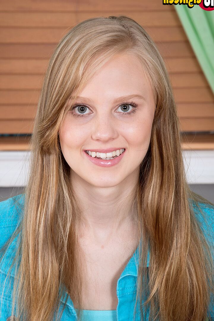 16P Creepy young Lily Rader looks evil seducing an older guy with her skinny body