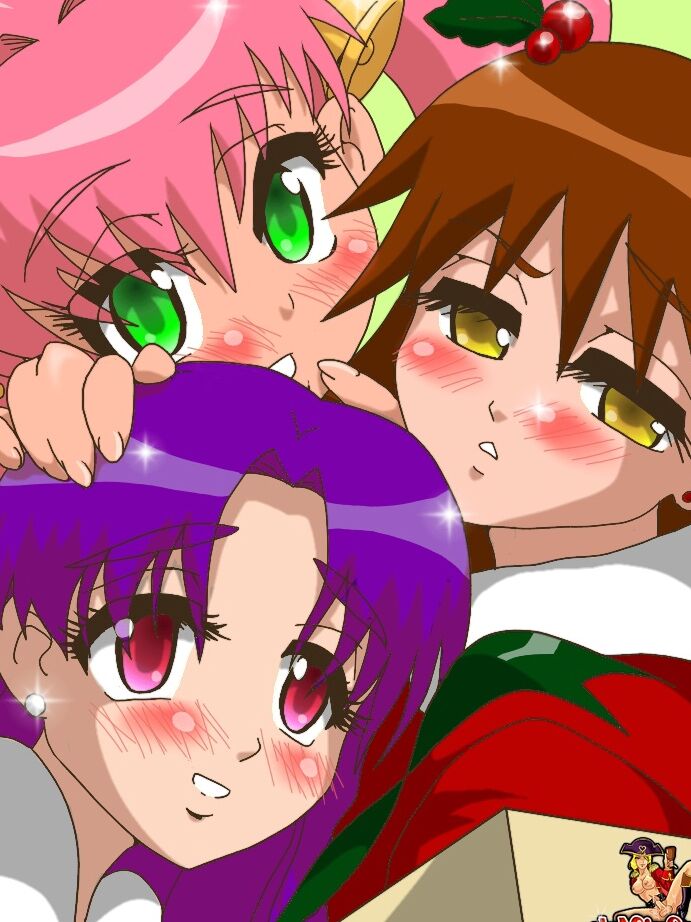 12P Ladyboys de dibujos animados se follan el ano en un cuarteto navideño