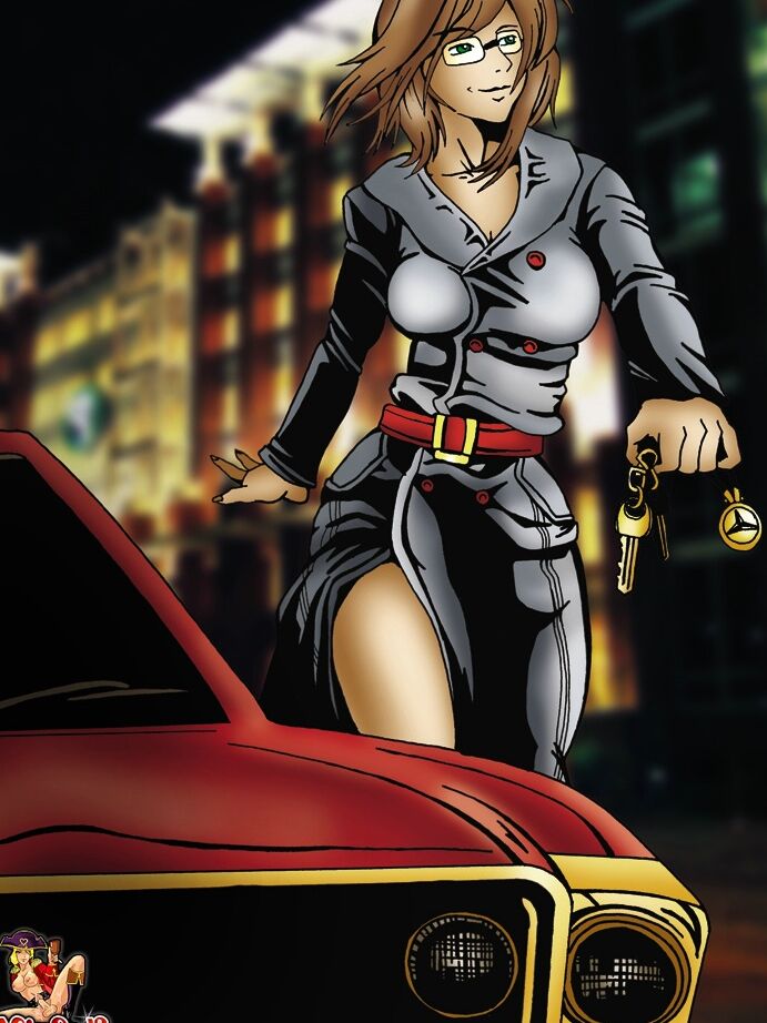12P Anime travesti secretária puxa suas tetas