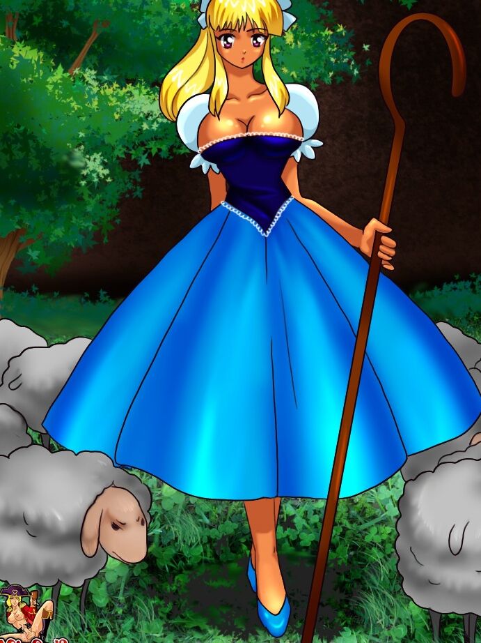 12P Pastor de ovelhas travesti de anime de peitos grandes pegando um velho duende com muita força