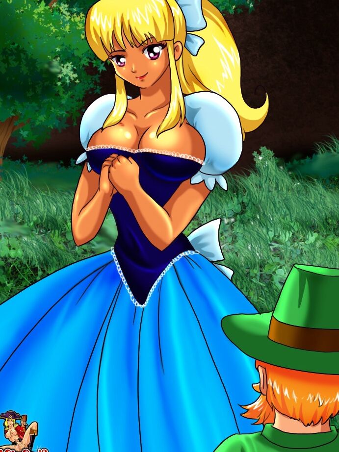 12P Pastor de ovelhas travesti de anime de peitos grandes pegando um velho duende com muita força