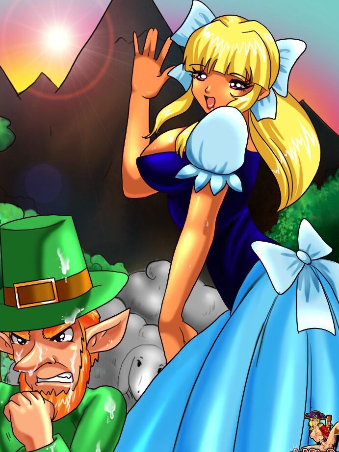 12P Pastor de ovelhas travesti de anime de peitos grandes pegando um velho duende com muita força