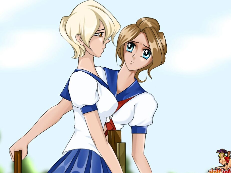 12P Big titted anime shemales pegging each other in turns & cumming on each other