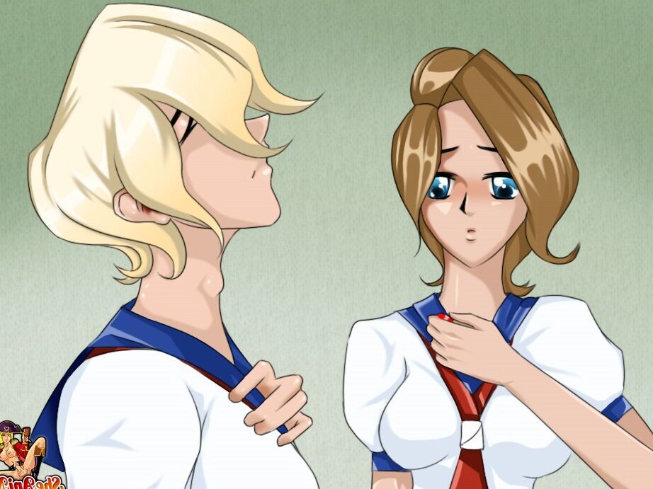 12P Big titted anime shemales pegging each other in turns & cumming on each other