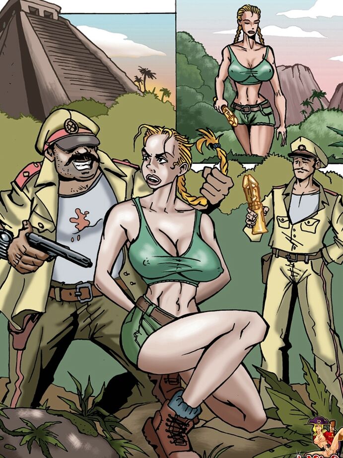 12P Huge boobed anime shemale Lara gets anally double penetrated in a threesome