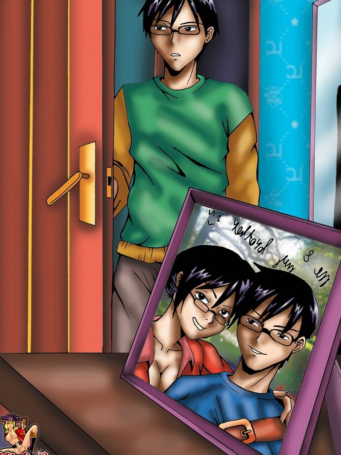 12P Big titted shemale mom and daughter screw a shy nerd in an anime threesome