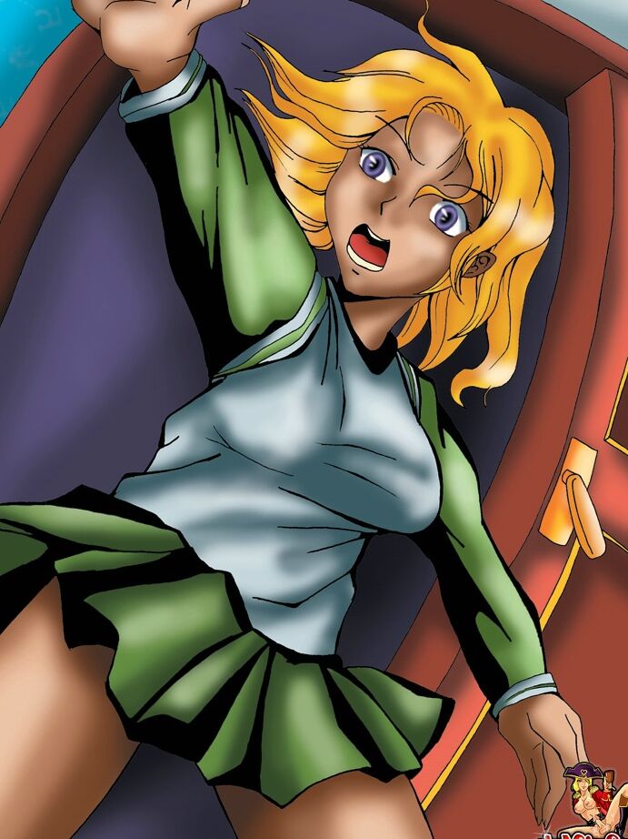 12P Big titted shemale mom and daughter screw a shy nerd in an anime threesome