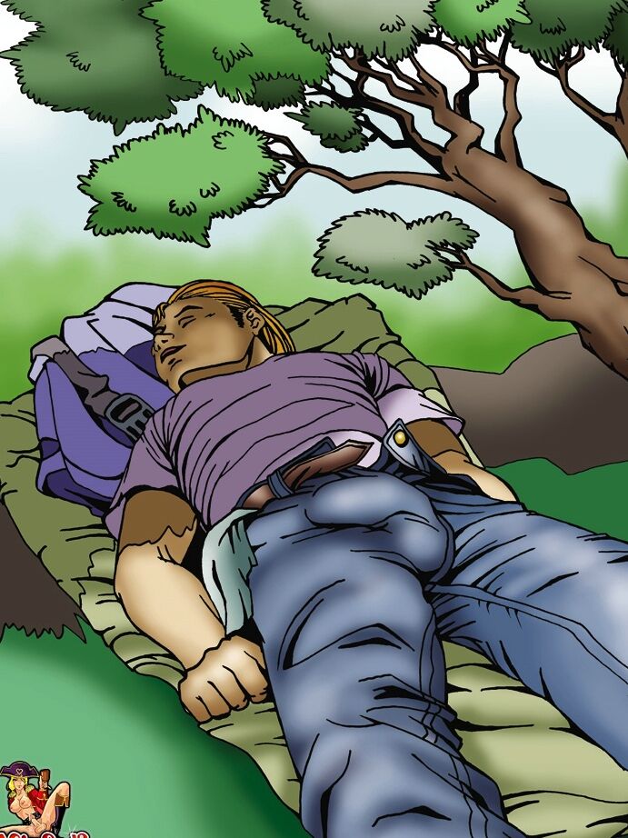 12P Blonde cartoon dude dreams of ending up in Shemaleland and getting ass fucked