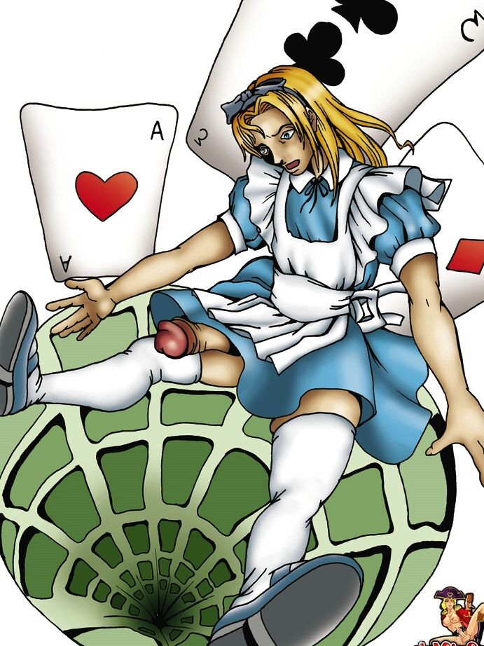 12P Blonde cartoon dude dreams of ending up in Shemaleland and getting ass fucked