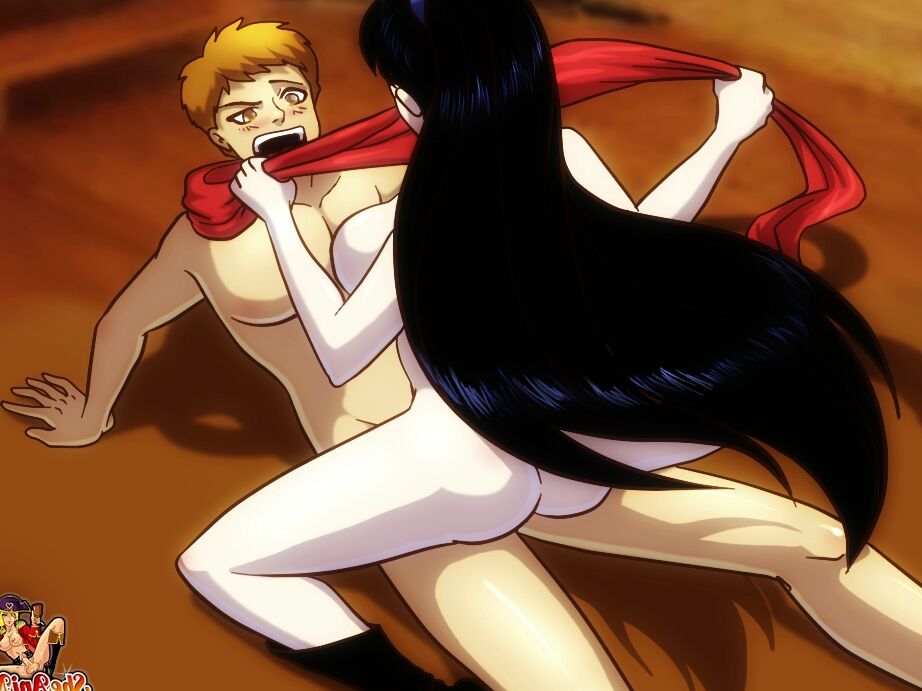 12P Demonio transexual anime aparece en la puerta de un chico lindo y se lo folla por el culo