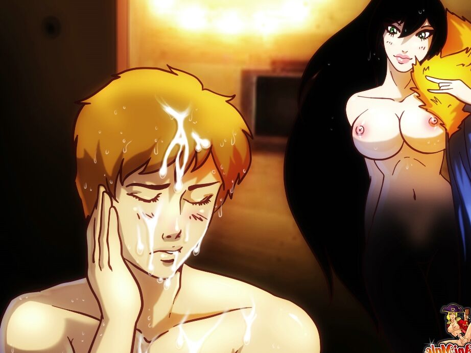 12P Demonio transexual anime aparece en la puerta de un chico lindo y se lo folla por el culo