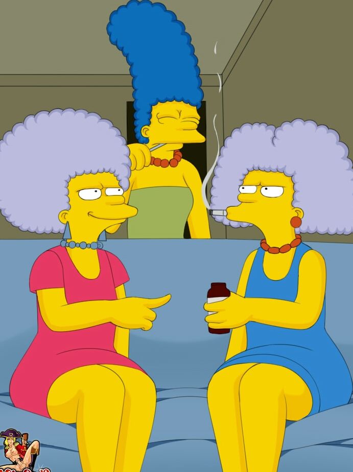 12P Homer Simpson getting fucked in the ass by three lusty shemales