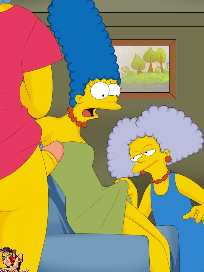 12P Homer Simpson getting fucked in the ass by three lusty shemales