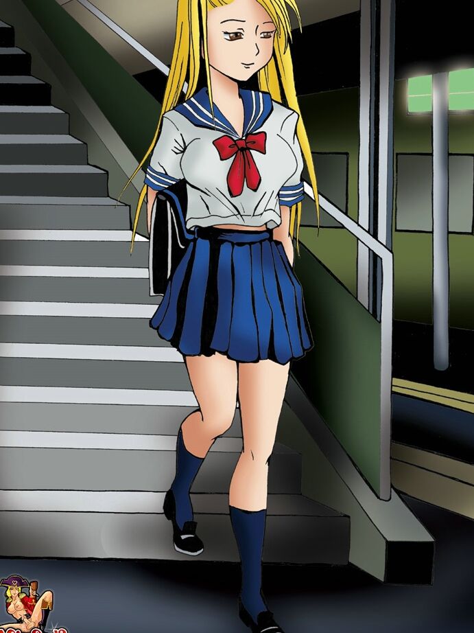 12P Peituda anime travesti colegial é fodida no banheiro público