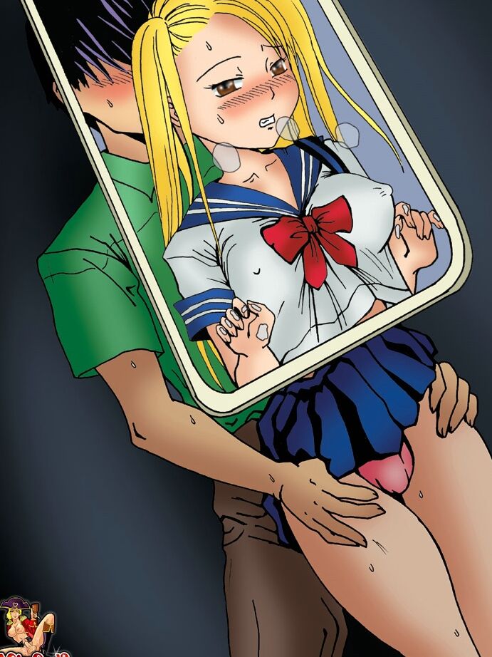 12P Peituda anime travesti colegial é fodida no banheiro público