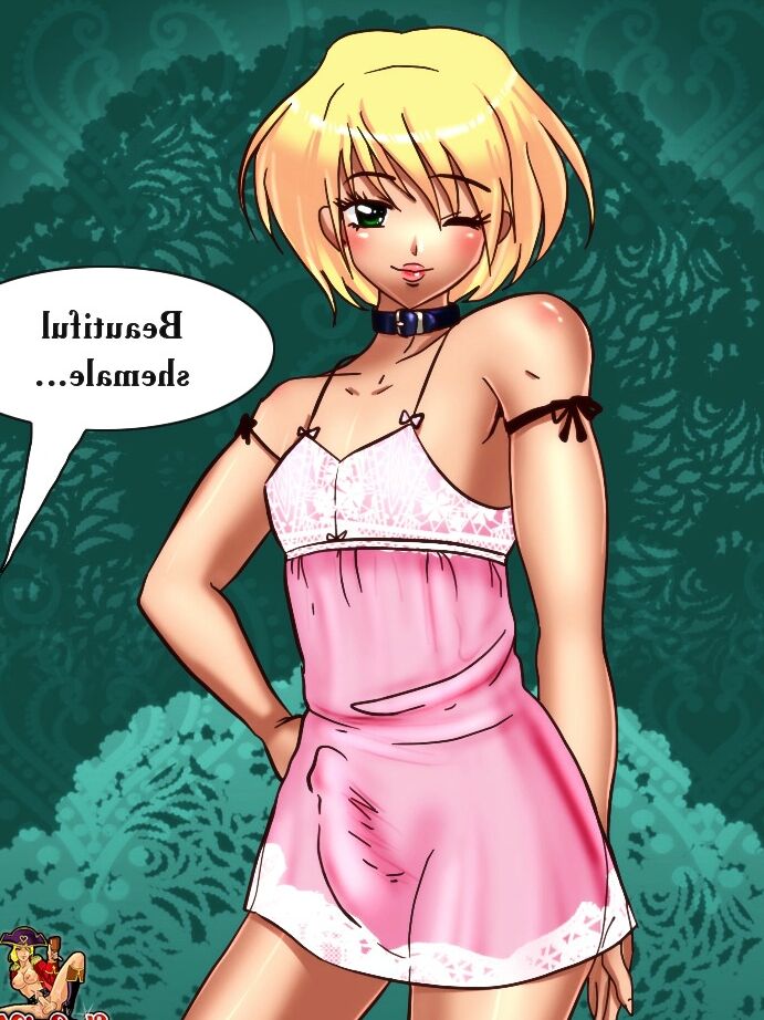 12P Transexual de dibujos animados con cabello rubio disfruta de un polvo caliente con su novio moreno
