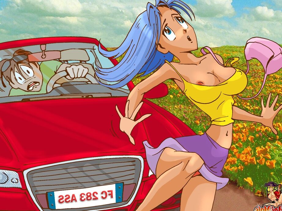 12P Anime travesti com um pau enorme é ressuscitado com uma foda anal forte
