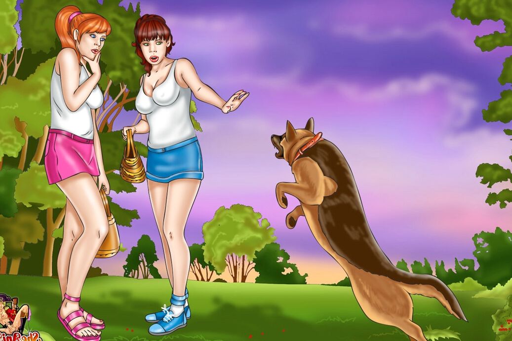 12P Anime shemales with huge cocks spit roasting a trespassing poacher