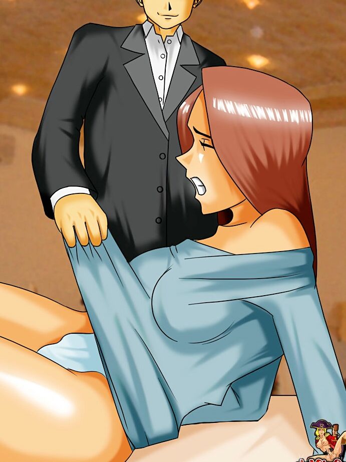 12P Anime shemale & her new man analizing each other during a dinner date