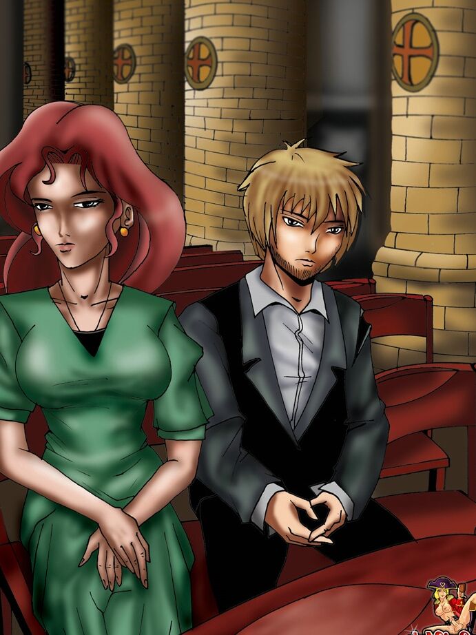 12P Cartoon travesti com seios enormes sendo fodida por sua escrava sexual magrinha