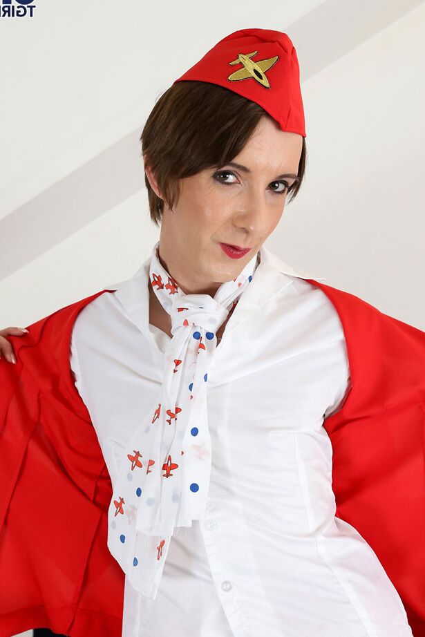15P LISA HEART is back and providing a first class service in her air stewardess