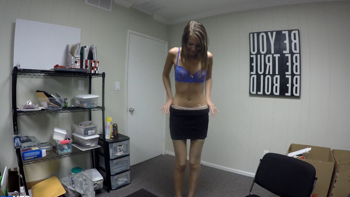 21P Slutty teen Molly Manson fucks her potential manager at the job interview