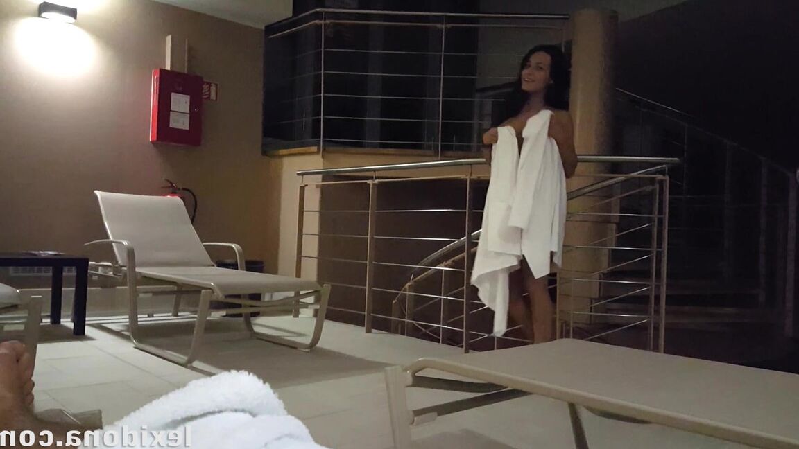 15P Cock sucking fun in the spa for Lexi Dona