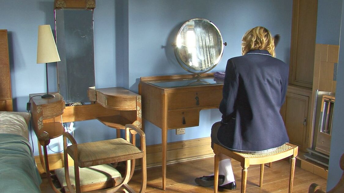 12P Spanking Online Louise thrashed & sent to school