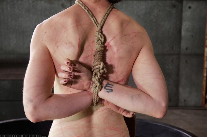 16P Young white girl Hazel Hypnotic is subjected to humiliating acts in a dungeon