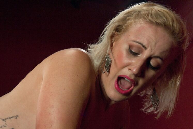 15P Tall, lean hottie squirts with every single orgasm from the pounding machines
