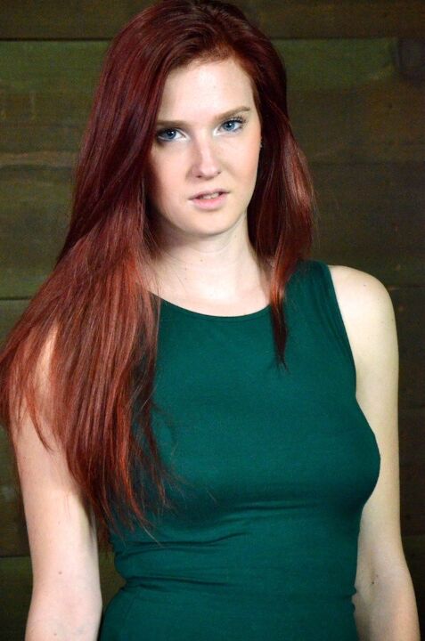 16P Pale redhead Ashley Lane submits to spending a day of her life in bondage
