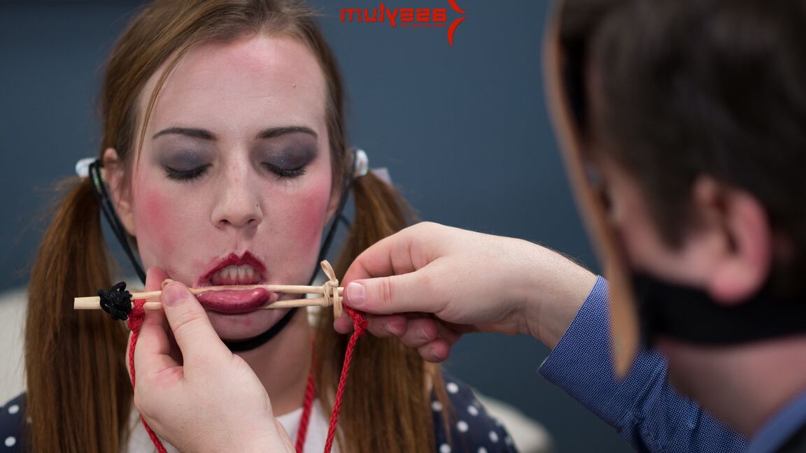 16P Pigtailed cutie Alexa Nova gets a mouthful after super harsh BDSM session