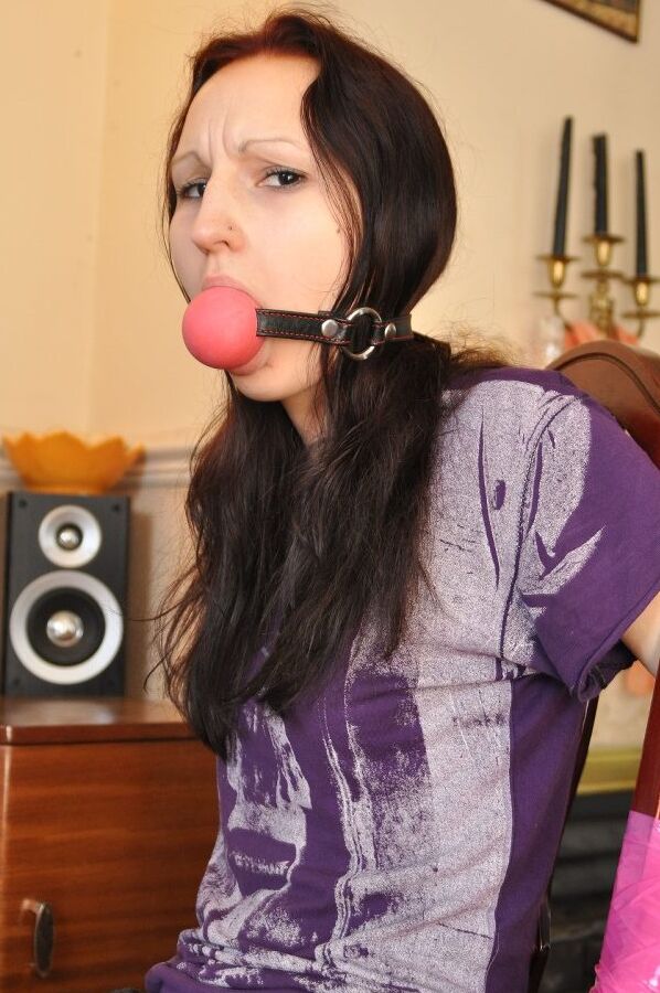 12P Tied Virgins Teen is tied up in her own home