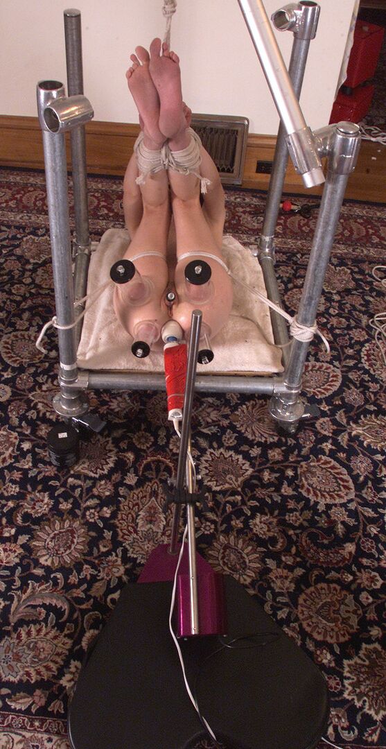 20P Hogtied slut Ashley gets humiliated and anally toyed by a kinky master