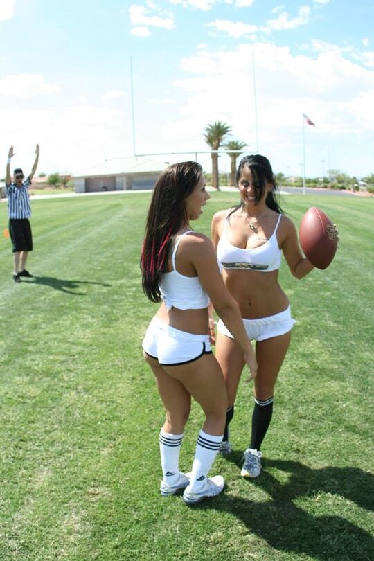 21P Curvy football players share referee's long prick after a football practice
