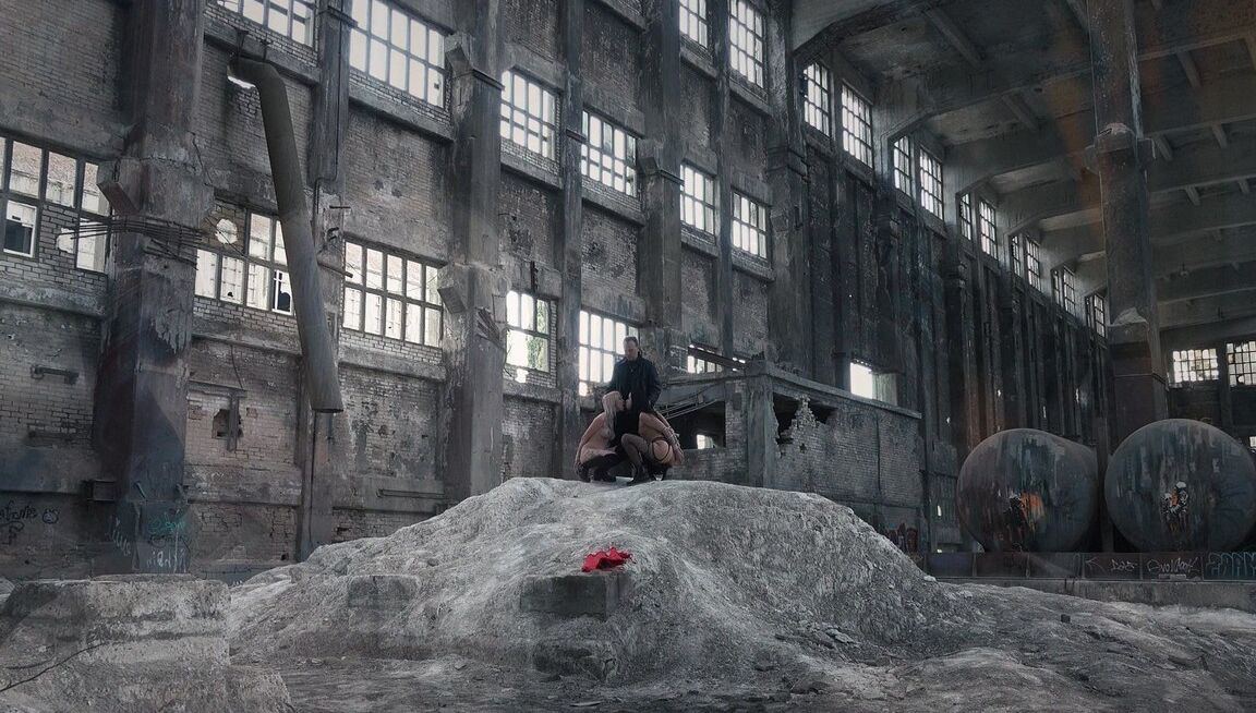 17P Blonde Arteya and brunette Taissia bound and punished in abandoned building