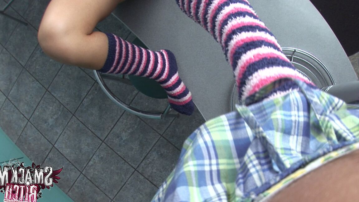 15P Her man holds the camera and Autumn cooks and teases in the kitchen for his