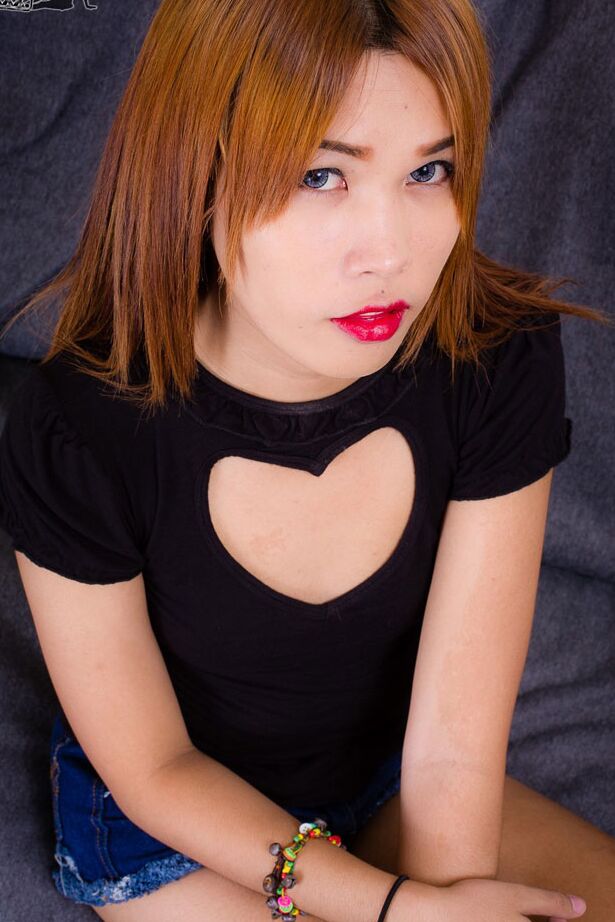 15P Nadot is cute and shy 19 years old ladyboy from outside Bangkok She took the