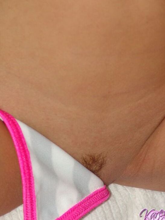 12P Young lesbians take off their bikinis in a safe for work manner at night